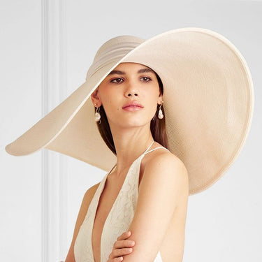 grand chapeau de paille pour mariage
